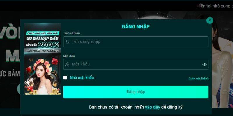 Đăng nhập 2 quên mật khẩu login Dream 86